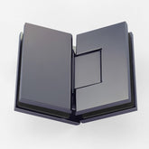 Forge Frameless Shower Hinge Heavy Duty Adjustable Glass to Glass 135 Degrees - Gunmetal Grey